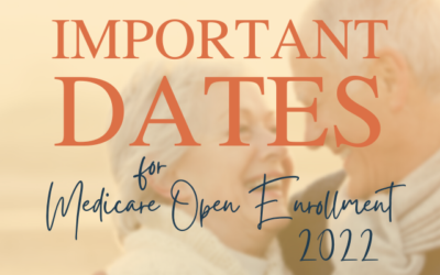 Important Dates for Medicare Open Enrollment 2022